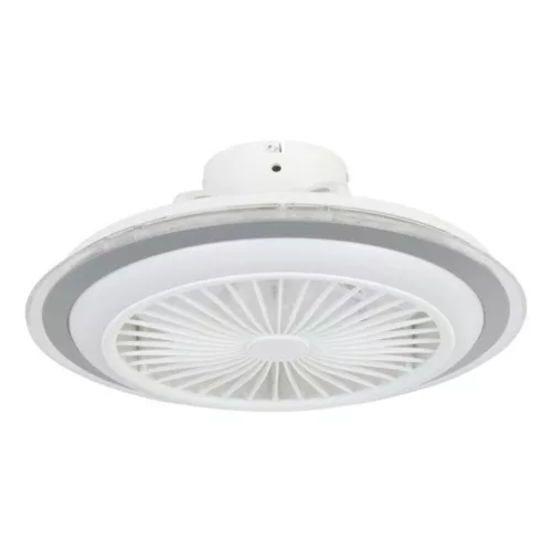 EGLO, 35141, ALBUFEIRA, lamp with fan, 2700 K - 6500 K, LED, 3X8.5W, dimmable, milk white