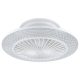 EGLO, 35145, MALINSKA, lamp with fan, 2700 K - 6500 K, LED, 3X12.6W, dimmable, crystal effect
