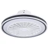 EGLO, 35182, ALMERIA, lamp with fan, 2700 K - 6500 K, LED, 3X8.5W, dimmable, milk white