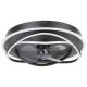 EGLO, 35146, NAMORI, lamp with fan, 2700 K - 6500 K, LED, 4X9W, dimmable, milk white