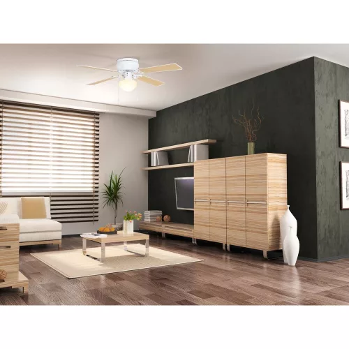 EGLO, 35181, CAGLIARI, ceiling fan light, E27, 1X60W, IP20, white