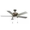 EGLO, 35078, BALLINA, menny. ceiling fan lamp, E27, 2X40W, IP20, lacquered white