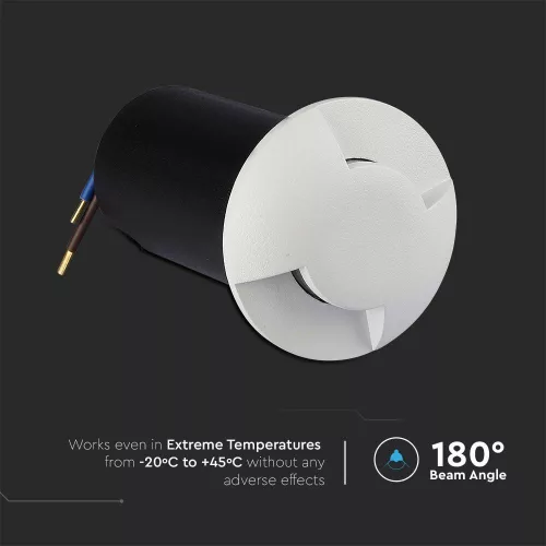 VT-1161 1W Led Underground Light 3000K White