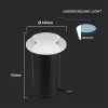 VT-1161 1W Led Underground Light 6400K White
