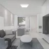 VT-8618 18W Led Dome Light 6500K Square White Frame Ip44