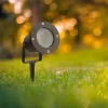 VT-7701 Gu10 Garden Spike Fitting Aluminum Body Black Ip65