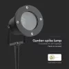 VT-7701 Gu10 Garden Spike Fitting Aluminum Body Black Ip65