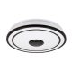 Rábalux , 71030 , Nikolaus , Ceiling lights , black , IP20 , 3000-6500