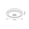 Rábalux , 71030 , Nikolaus , Ceiling lights , black , IP20 , 3000-6500
