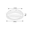 Rábalux , 71112 , Gremin , Ceiling lights , white , IP20 , 3000+6000