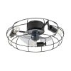 Rábalux , 71043 , Cadmus , Ceiling lights , black , IP20 , E27