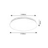Rábalux , 71102 , Vendel , Ceiling lights , white , IP20 , 3000