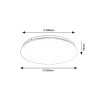 Rábalux , 71105 , Vendel , Ceiling lights , white , IP20 , 4000