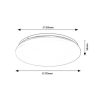 Rábalux , 71103 , Vendel , Ceiling lights , white , IP20 , 3000