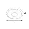 Rábalux , 71117 , Taytum , Ceiling lights , white , IP20 , 3000