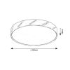 Rábalux , 71119 , Nessira , Ceiling lights , matte white , IP20 , 3000
