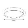 Rábalux , 3146 , Achilles , Ceiling lights , black , IP20 , 2700-6500