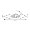 Rábalux , 3200 , Sigurd , Ceiling lights , chrome , IP20 , 3000