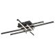 Rábalux , 5268 , Casimir , Ceiling lights , matte black , IP20 , 4000