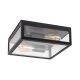 Rábalux , 7070 , Zaton , Outdoor ceiling lights , matte black , IP23 , E27
