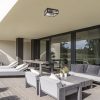 Rábalux , 7070 , Zaton , Outdoor ceiling lights , matte black , IP23 , E27