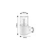 Rábalux , 7158 , Teplice , Outdoor wall lights , matte black , IP44 , E27
