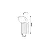 Rábalux , 7166 , Hongkong , Outdoor wall lights , black , IP65 , 4000