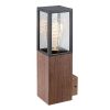Rábalux , 7195 , Wales , Outdoor wall lights , oak , IP44 , E27