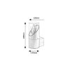 Rábalux , 7236 , Novigrad , Outdoor wall lights , black , IP54 , E27