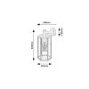 Rábalux , 7238 , Dubrovnik , Outdoor wall lights , matte black , IP44 , E27