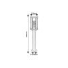 Rábalux , 7240 , Dubrovnik , Outdoor floor lamps , matte black , IP44 , E27