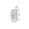 Rábalux , 7244 , Orlova , Outdoor wall lights , black , IP44 , E27