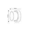 Rábalux , 7246 , Durbe , Outdoor wall lights/ Outdoor ceiling lig , black , IP54 , 3000-6500
