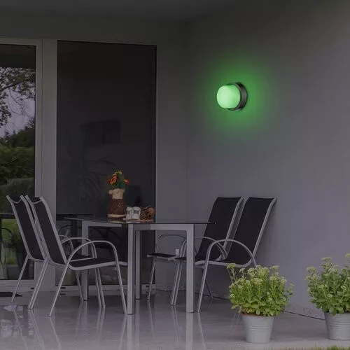 Rábalux , 7246 , Durbe , Outdoor wall lights/ Outdoor ceiling lig , black , IP54 , 3000-6500