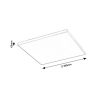 Rábalux , 71001 , Faramir , Recessed and surface mounted lighting , white , IP20 , "3000