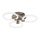 Rábalux , 71007 , Sotiris , Ceiling lights , satin chrome , IP20 , 3000,4000,6000