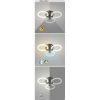 Rábalux , 71007 , Sotiris , Ceiling lights , satin chrome , IP20 , 3000,4000,6000