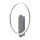 Rábalux , 71010 , Tumnus , Wall lights , silver/ brushed aluminium , IP20 , 3000