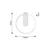 Rábalux , 71010 , Tumnus , Wall lights , silver/ brushed aluminium , IP20 , 3000