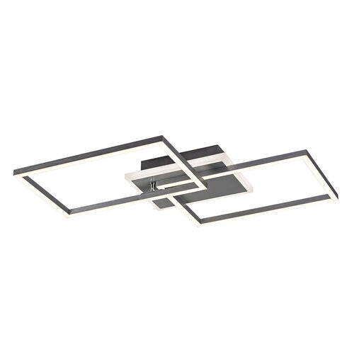Rábalux , 71014 , Athelstan , Ceiling lights , silver/ brushed aluminium , IP20 , 4000