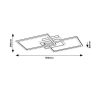 Rábalux , 71014 , Athelstan , Ceiling lights , silver/ brushed aluminium , IP20 , 4000