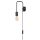 Rábalux , 71022 , Manzur , Wall lights , black , IP20 , E27