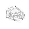 Rábalux , 71024 , Boire , Ceiling lights , black , IP20 , E27