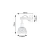 Rábalux , 71025 , Rattan , Wall lights , black , IP20 , E27