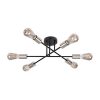 Rábalux , 71026 , Branwen , Ceiling lights , matte black , IP20 , E27