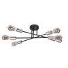 Rábalux , 71026 , Branwen , Ceiling lights , matte black , IP20 , E27