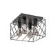 Rábalux , 71027 , Boroo , Ceiling lights , matte black , IP20 , E27