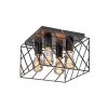 Rábalux , 71027 , Boroo , Ceiling lights , matte black , IP20 , E27