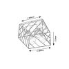 Rábalux , 71027 , Boroo , Ceiling lights , matte black , IP20 , E27