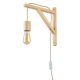 Rábalux , 71028 , Ubul , Wall lights , beech , IP20 , E27